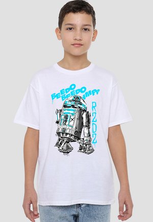 Star Wars STAR WARS R2D2 GRAFF - Print T-shirt - white