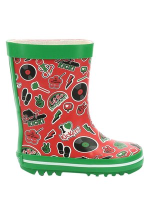 KICKRAIN - Bottes en caoutchouc - rouge