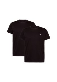 MONOLOGO 2 PACK - Basic T-shirt - black/black