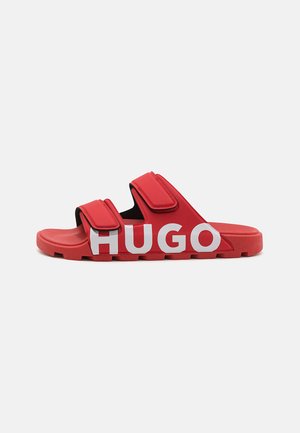 HUGO EVANDER - Strandpapucsok és -szandálok - medium red