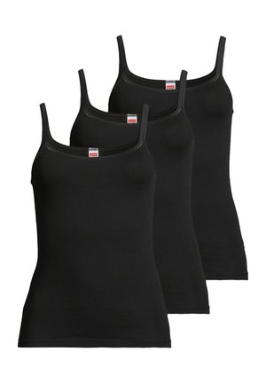 3ER PACK  - Unterhemd/-shirt - schwarz