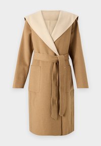 MICHAEL Michael Kors HOODED WRAP COAT - Klassisk frakke - bone