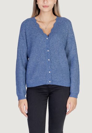VILA VICUTIE REV GLITTER - Cardigan - blue denim