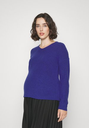 ONLY MATERNITY PULLOVER  - Džemper - bluing/melange