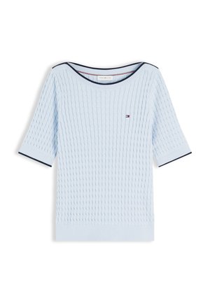 Tommy Hilfiger, FINE CABLE BOAT NECK - Jumper - breezy blue