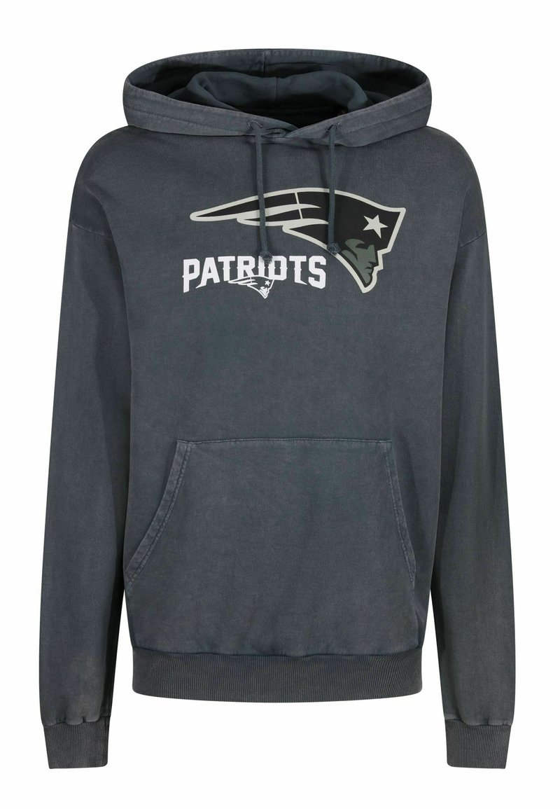 Re:covered Sudadera con capucha cromada New England Patriots Washed - S