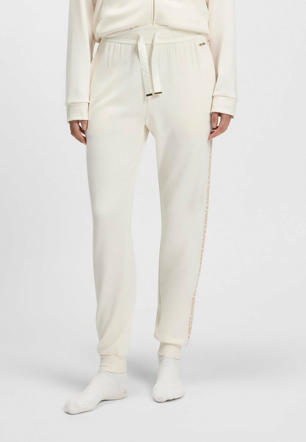 MONOGRAM  CUFF - Tracksuit bottoms - natural eighteen