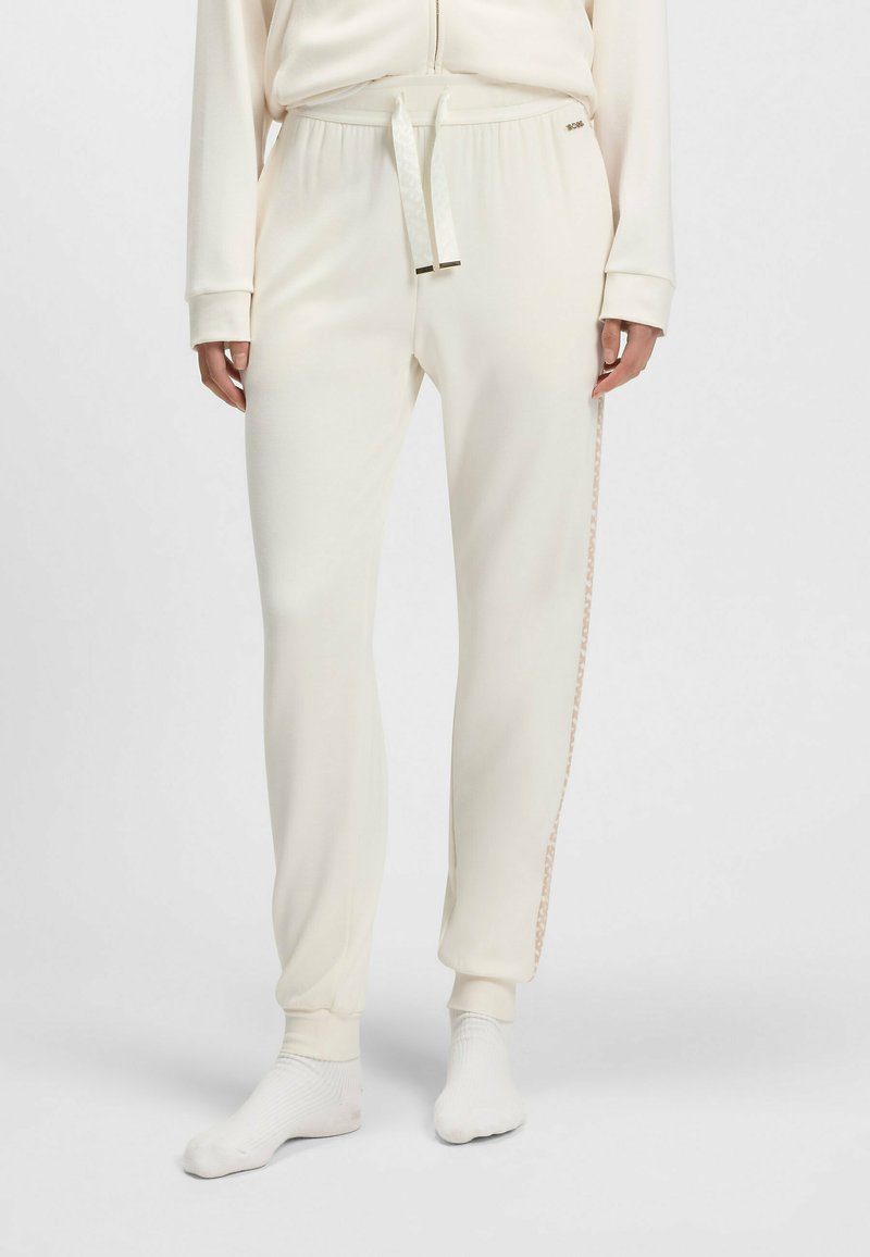 BOSS - MONOGRAM  CUFF - Tracksuit bottoms - natural eighteen, Enlarge