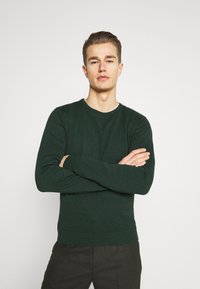 Pier One by Zalando - Jumper - mottled dark green Thumbnail Image 1