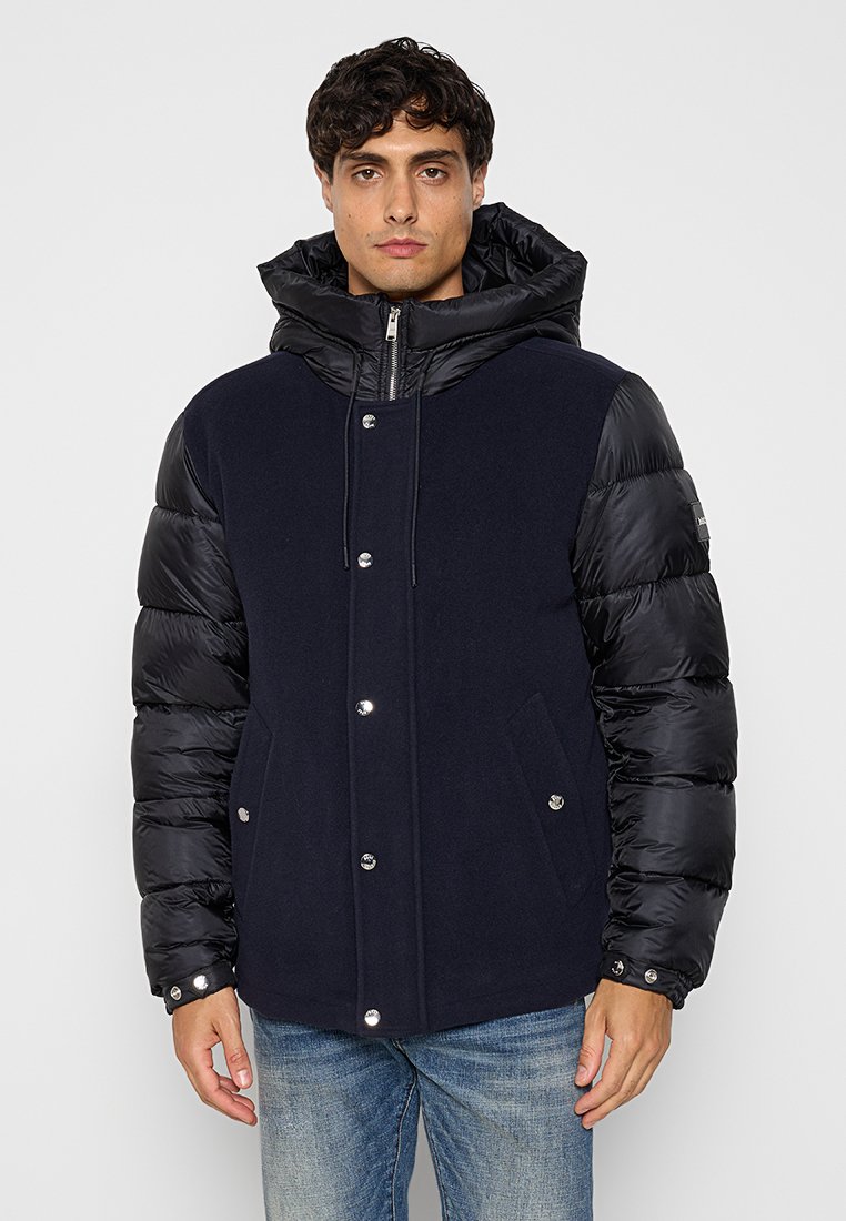 Boss Winterjas donkerblauw