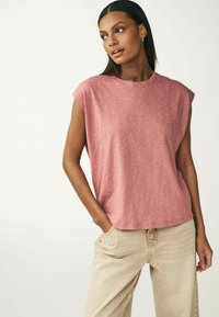Next CREW NECK - Triko s potiskem - rose pink