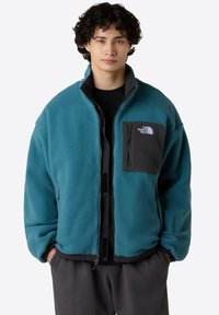 The North Face M YUMIORI REVERSIBLE JACKET - Fleecová bunda - space asphalt grey