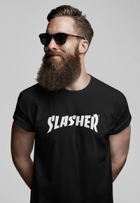 Henry Tiger SLASHER - Triko s potiskem - black