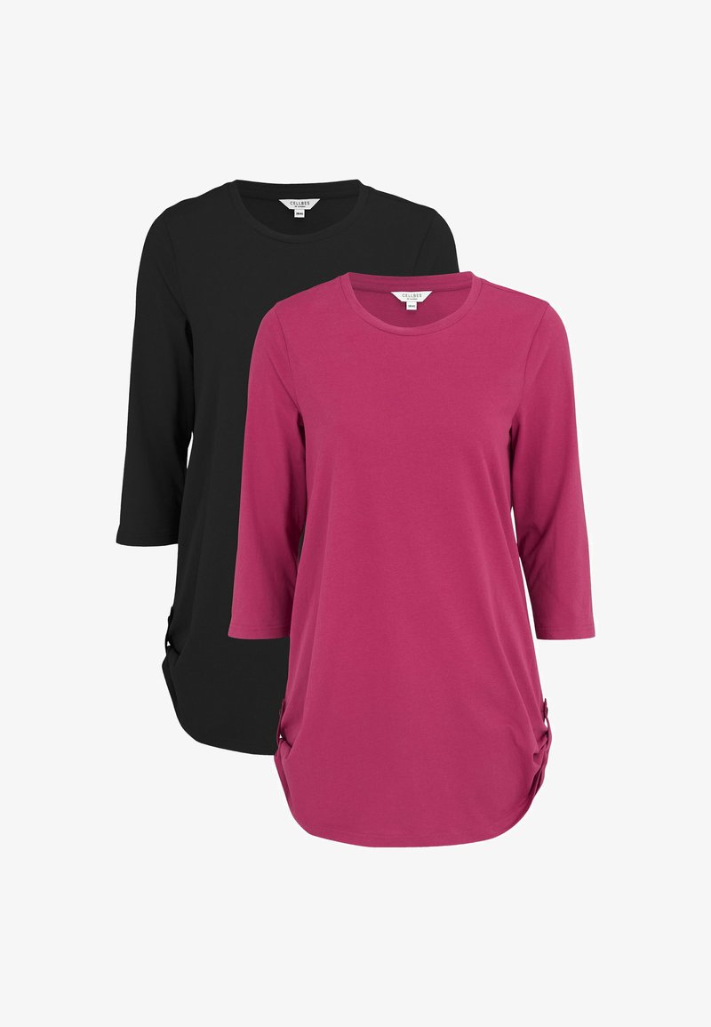 Cellbes of Sweden 2 PACK - Longsleeve - cerise black