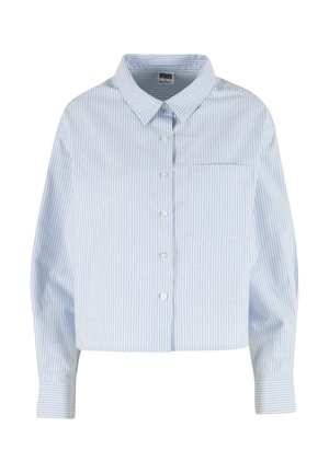 Urban Classics, STRIPED OXFORD - Blusa - lighthorizonblue/white