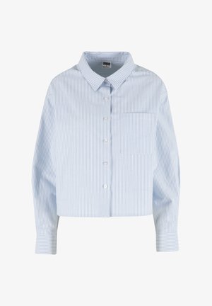 Urban Classics, STRIPED OXFORD - Blusa - lighthorizonblue/white