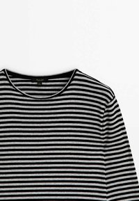 Massimo Dutti T-shirt à manches longues - black