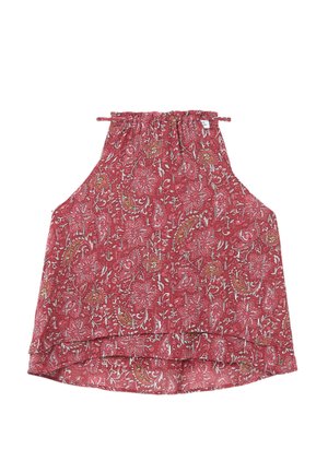 Brownie BEDRUCKTES NECKHOLDER -IM LAGENLOOK - Blusa - red