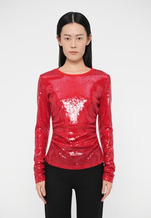 MARLENE - Hosszú ujjú felső - red