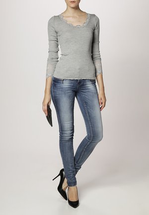 Rosemunde BENITA O NECK - Langarmshirt - grey