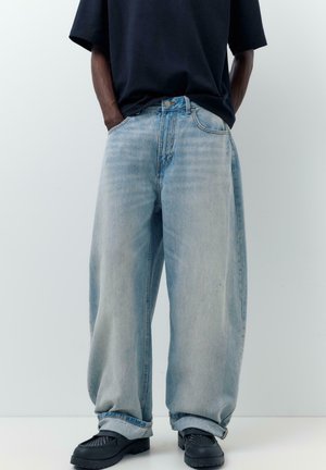 PULL&BEAR BALLOON - Jean baggy - light-blue denim