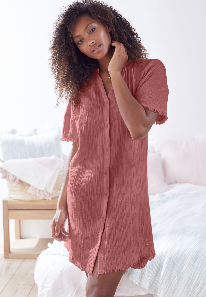 s.Oliver Nachthemd - rostrot