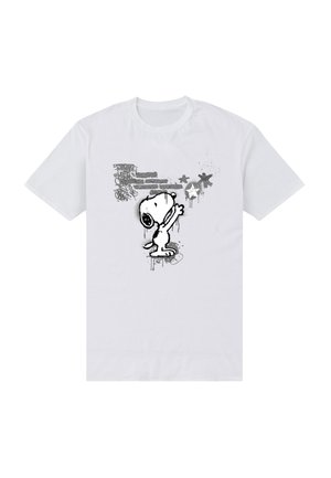 Henry Tiger, SNOOPY GRAFITI SNOOPY URBAN SPRAY PAINT GRAPHIC - T-shirt print - white