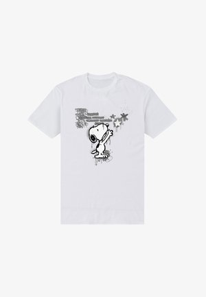 Henry Tiger, SNOOPY GRAFITI SNOOPY URBAN SPRAY PAINT GRAPHIC - T-Shirt print - white
