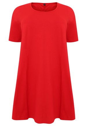 KURZARM - Jerseykjole - rot