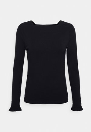 Top s dlouhým rukávem - black