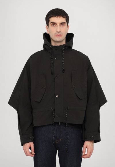 Henrik Vibskov UNCUT SHORT UNISEX - Jachetă parka - black