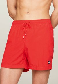 Tommy Jeans HERITAGE CRINKLE LENGTH - Bañador corto - hot heat