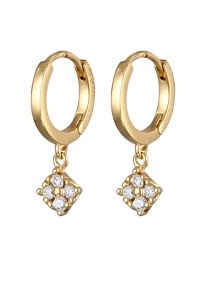 SPARKLE DAINTY HOOP - Øreringe - gold-coloured