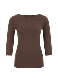 THREE-QUARTER SLEEVE - Pikkade varrukatega topp - brown