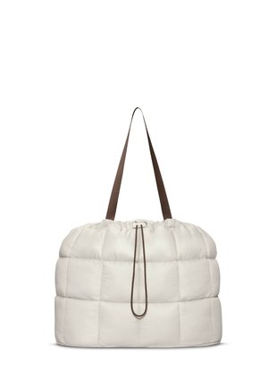 PUFFLE TOTE - Cabas - light bone/mink brown/sail