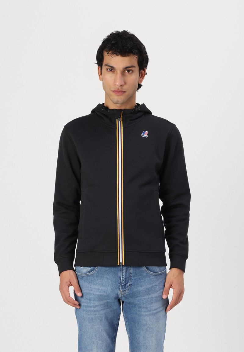 K-Way LE VRAI ARROUX UNISEX - Mikina na zip - black pure