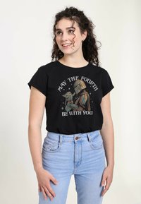 Star Wars STAR WARS: MANDALORIAN FOURTH BE WITH YOU - T-shirts print - black