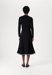 KARL LAGERFELD A LINE PEARL SKIRT - sukňa v tvare A - black