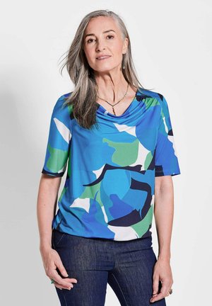 WASSERFALL - T-shirt print - blue green patterned