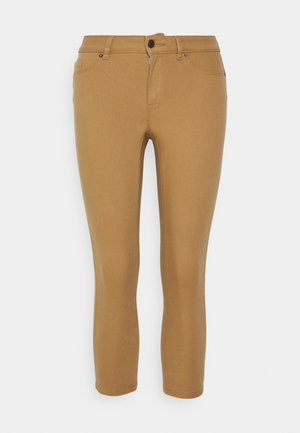Vero Moda Petite VMHOT SEVEN PUSH PANT - Calças de ganga de corte skinny - tigers eye