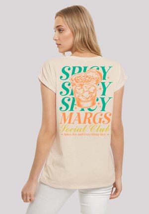 Print T-shirt - whitesand