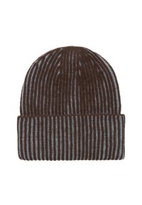 CONTRAST - Pletena kapa - brown