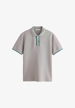 Next, REGULAR FIT - EMBOSSED MOTIONFLEX TIPPED POLO SHIRT . - Polo shirt - grey