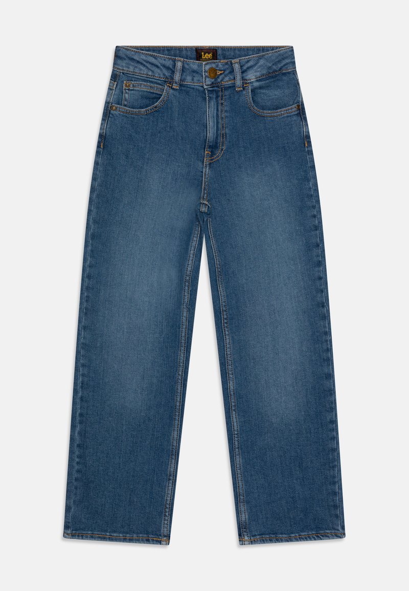 Lee Straight leg jeans donkerblauw denim
