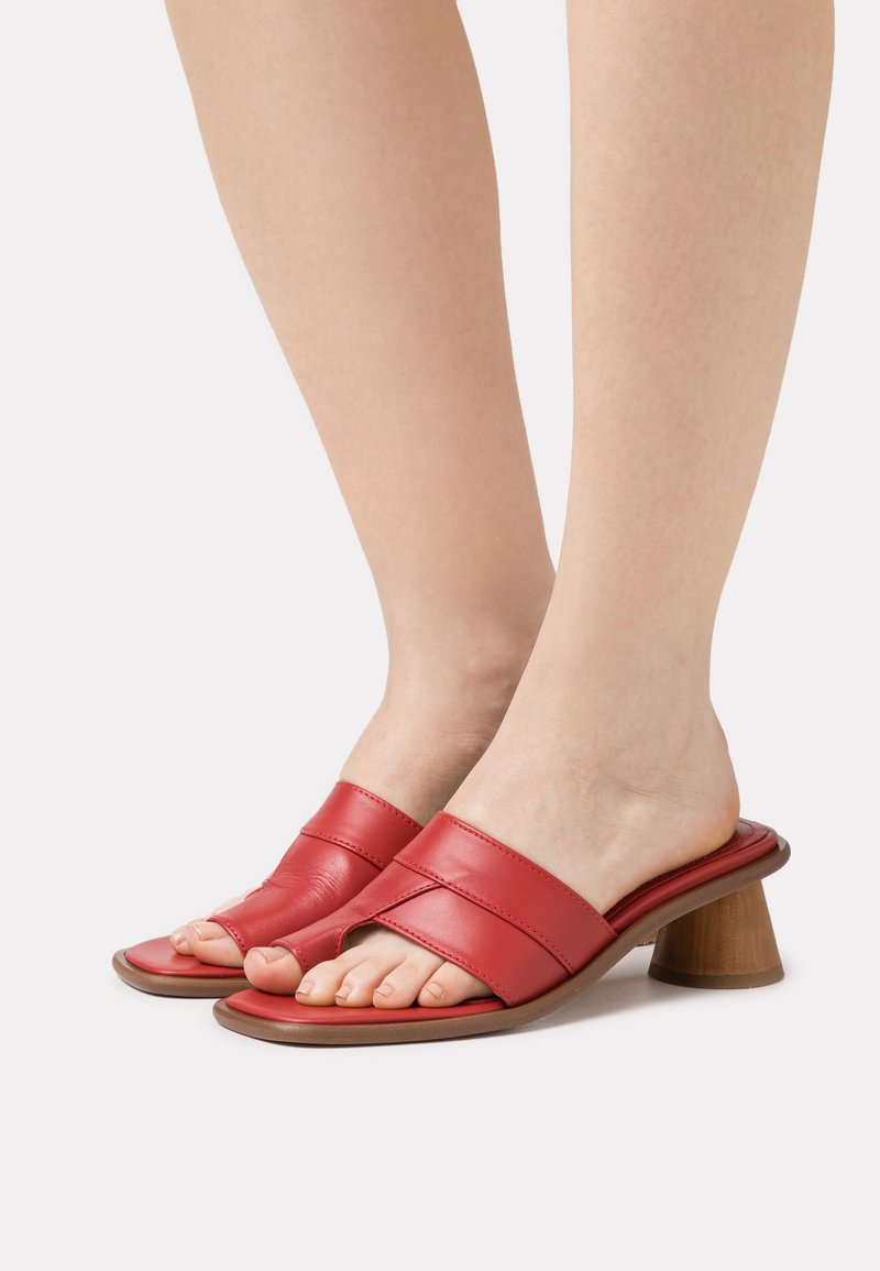 SHEKUDO ALESSANDRA PATCH Tongs red/rouge ZALANDO.FR