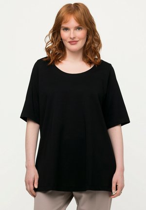 COL ROND - Basic T-shirt - black