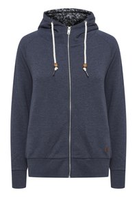 Oxmo Zip-up sweatshirt - total eclipse melange