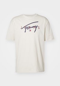 SIGNATURE TWIST TEE UNISEX - Printtipaita - newsprint