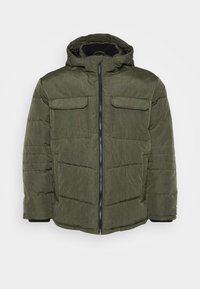 JJBUILD PUFFER JACKET - Talvejope - rosin melange