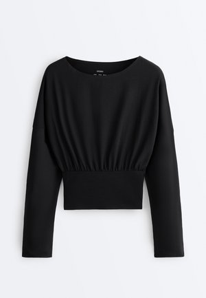FITTED WAIST - Langarmshirt - black